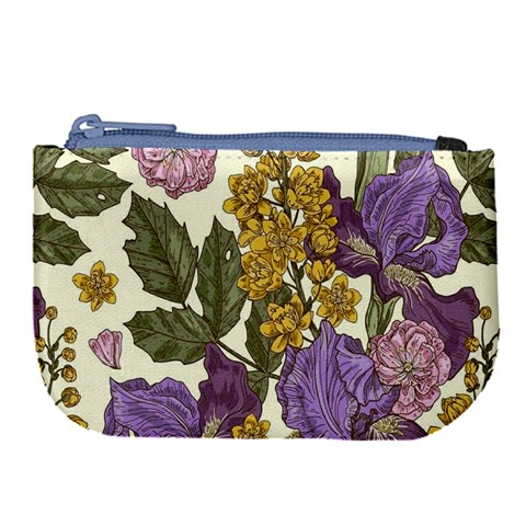 Spring Floral Large Coin Purse from ArtsNow.com Front