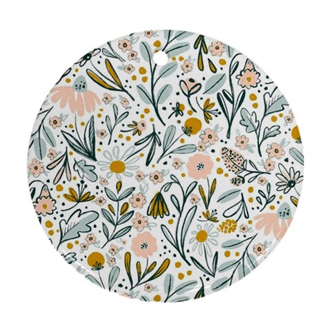 Floral Ornament (Round) from ArtsNow.com Front