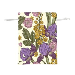 Spring Floral Lightweight Drawstring Pouch (S) from ArtsNow.com Back