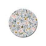 Floral Rubber Coaster (Round)