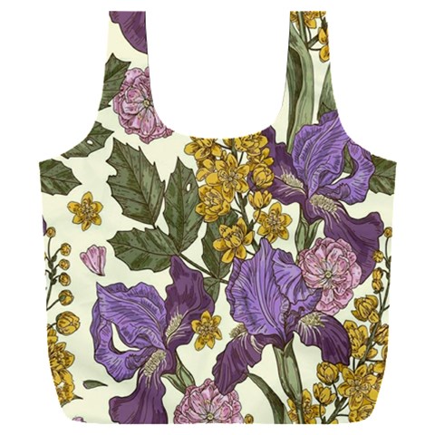 Spring Floral Full Print Recycle Bag (XXL) from ArtsNow.com Front