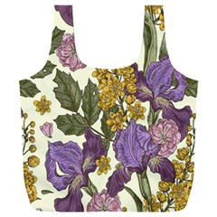 Spring Floral Full Print Recycle Bag (XXL) from ArtsNow.com Back