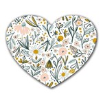 Floral Heart Mousepads