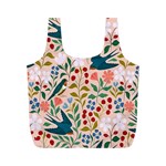 Floral Full Print Recycle Bag (M)