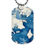 Floral Dog Tag (Two Sides)