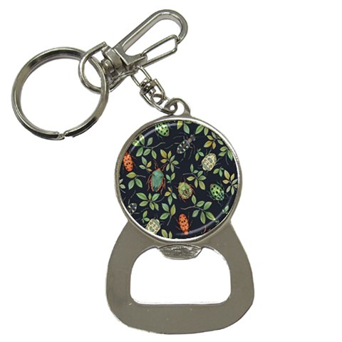 Nature With Bugs Bottle Opener Key Chain from ArtsNow.com Front