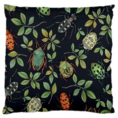 Nature With Bugs Large Cushion Case (Two Sides) from ArtsNow.com Front