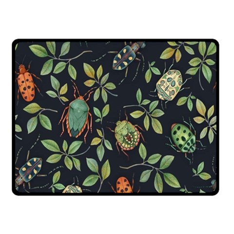 Nature With Bugs Double Sided Fleece Blanket (Small)  from ArtsNow.com 45 x34  Blanket Front