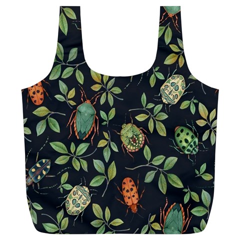 Nature With Bugs Full Print Recycle Bag (XL) from ArtsNow.com Front
