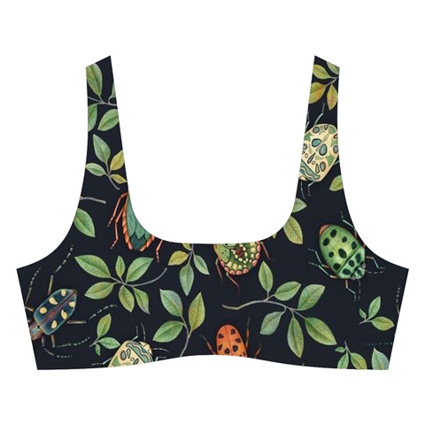 Nature With Bugs Cross Back Hipster Bikini Set from ArtsNow.com Front