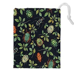 Nature With Bugs Drawstring Pouch (4XL) from ArtsNow.com Front