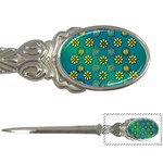 Yellow And Blue Proud Blooming Flowers Letter Opener