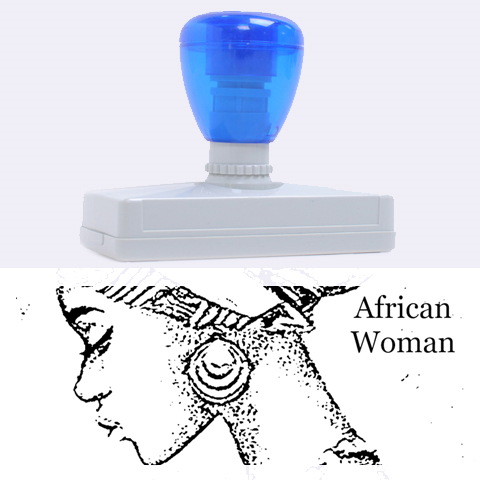African_woman_free_embroidery_design.jpg.b362444fc5c2374efa49736fa126adcc Rubber Address Stamp (XL) from ArtsNow.com 3.13 x1.38  Stamp
