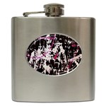 Chaos at the wall Hip Flask (6 oz)