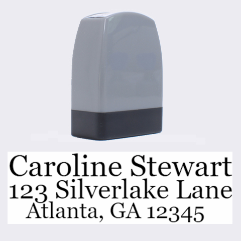 Caroline Stewart Name Stamp from ArtsNow.com 1.4 x0.5  Stamp