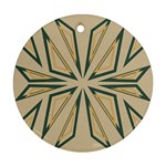 Abstract pattern geometric backgrounds   Round Ornament (Two Sides)