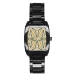 Abstract pattern geometric backgrounds   Stainless Steel Barrel Watch