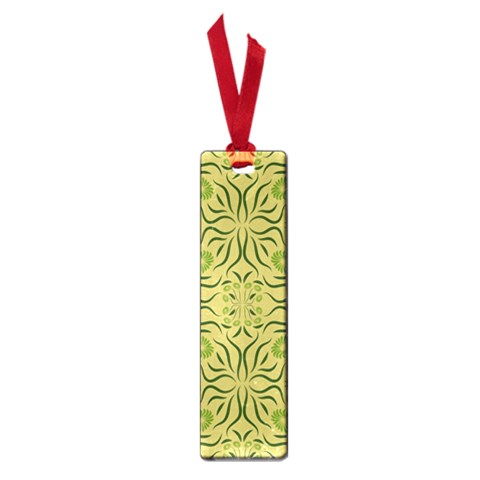 Floral folk damask pattern Fantasy flowers  Small Book Marks from ArtsNow.com Front