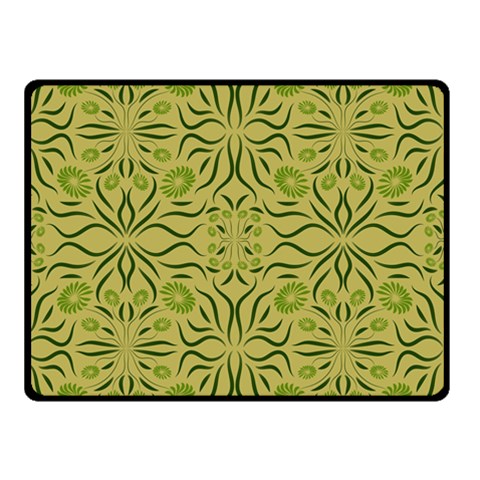 Floral folk damask pattern Fantasy flowers  Double Sided Fleece Blanket (Small)  from ArtsNow.com 45 x34  Blanket Front