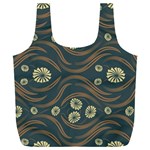 Folk flowers print Floral pattern Ethnic art Full Print Recycle Bag (XXL)