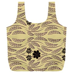 Folk flowers print Floral pattern Ethnic art Full Print Recycle Bag (XXXL) from ArtsNow.com Front