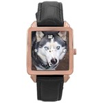 Blauauge Rose Gold Leather Watch 