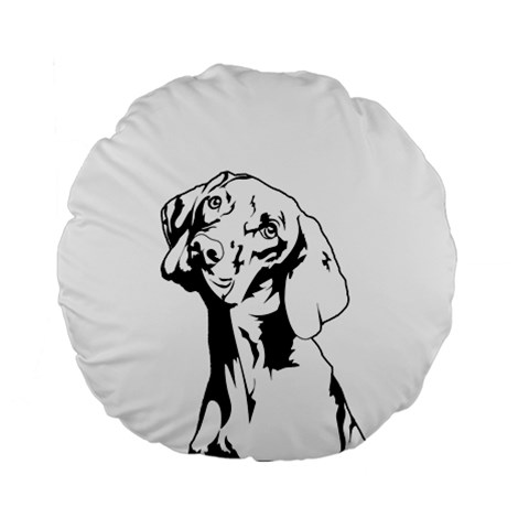 313742 Standard 15  Premium Round Cushion  from ArtsNow.com Front