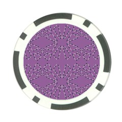 Abstract pattern geometric backgrounds   Poker Chip Card Guard (10 pack) from ArtsNow.com Back