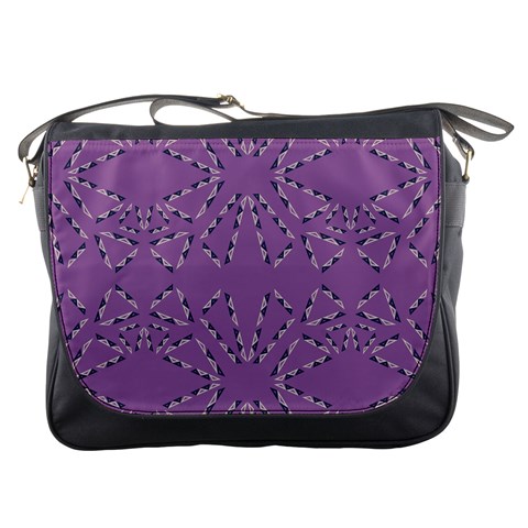 Abstract pattern geometric backgrounds   Messenger Bag from ArtsNow.com Front