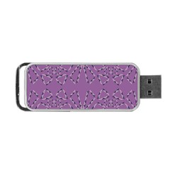 Abstract pattern geometric backgrounds   Portable USB Flash (Two Sides) from ArtsNow.com Front