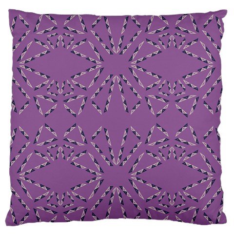 Abstract pattern geometric backgrounds   Large Flano Cushion Case (One Side) from ArtsNow.com Front