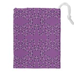 Abstract pattern geometric backgrounds   Drawstring Pouch (4XL)