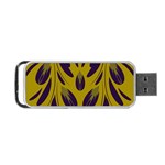 Folk flowers print Floral pattern Ethnic art Portable USB Flash (One Side)