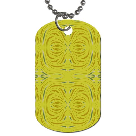 Folk flowers print Floral pattern Ethnic art Dog Tag (One Side) from ArtsNow.com Front