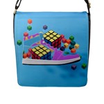 Floating-cubes-on-blue Backgrounderaser 20220422 203144521 Backgrounderaser 20220422 203216276 Flap Closure Messenger Bag (L)