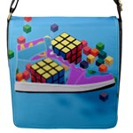 Floating-cubes-on-blue Backgrounderaser 20220422 203144521 Backgrounderaser 20220422 203216276 Flap Closure Messenger Bag (S)