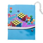 Floating-cubes-on-blue Backgrounderaser 20220422 203144521 Backgrounderaser 20220422 203216276 Drawstring Pouch (4XL)