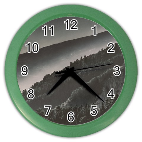 Olympus Mount National Park, Greece Color Wall Clock from ArtsNow.com Front