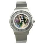 My Mucha Moment Stainless Steel Watch