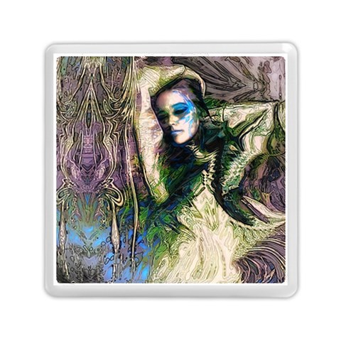 My Mucha Moment Memory Card Reader (Square) from ArtsNow.com Front