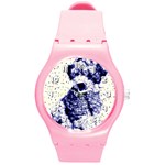 dots001a Round Plastic Sport Watch (M)