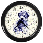 dots001a Wall Clock (Black)