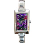 Neon Aquarium Rectangle Italian Charm Watch