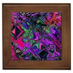 Neon Aquarium Framed Tile