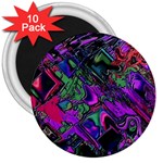 Neon Aquarium 3  Magnets (10 pack) 