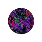 Neon Aquarium Rubber Coaster (Round)