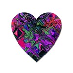 Neon Aquarium Heart Magnet