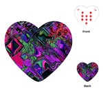 Neon Aquarium Playing Cards Single Design (Heart)