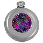 Neon Aquarium Round Hip Flask (5 oz)