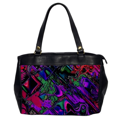 Neon Aquarium Oversize Office Handbag from ArtsNow.com Front